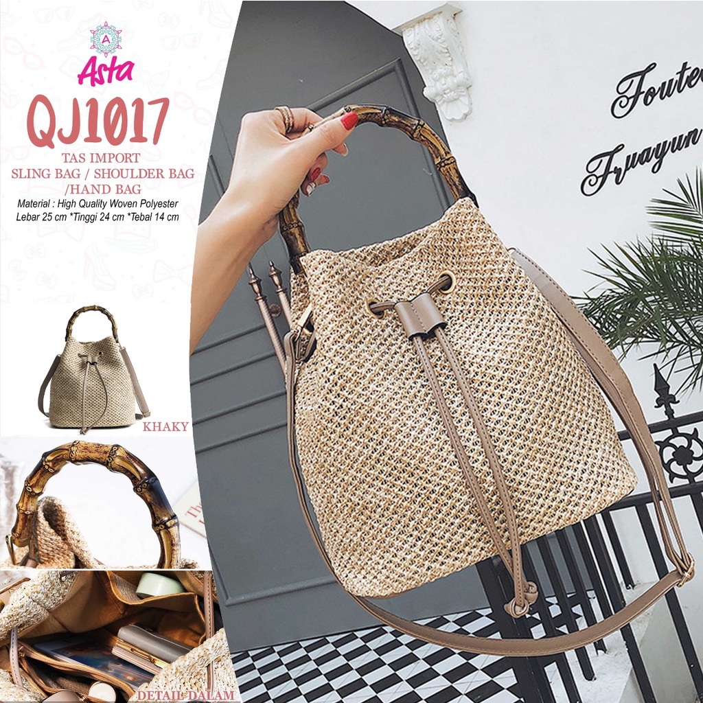 TAS IMPORT KODE QJ1017 ori by ASTA