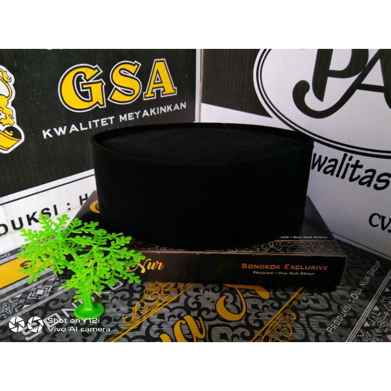 Songkok Hitam Polos non AC/Kopyah/Peci Nasional