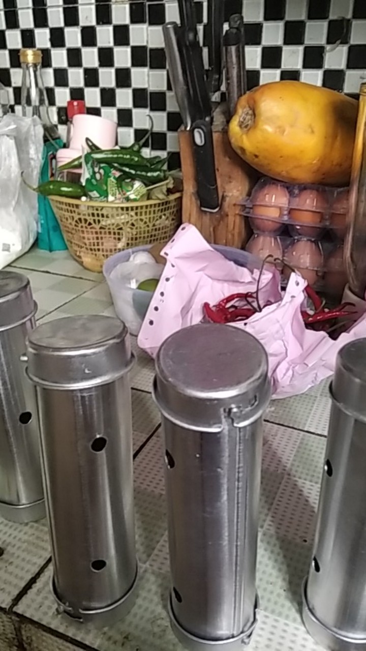 Cetakan Lontong Alumunium Ukuran 15 Cm - Tanpa Pengait