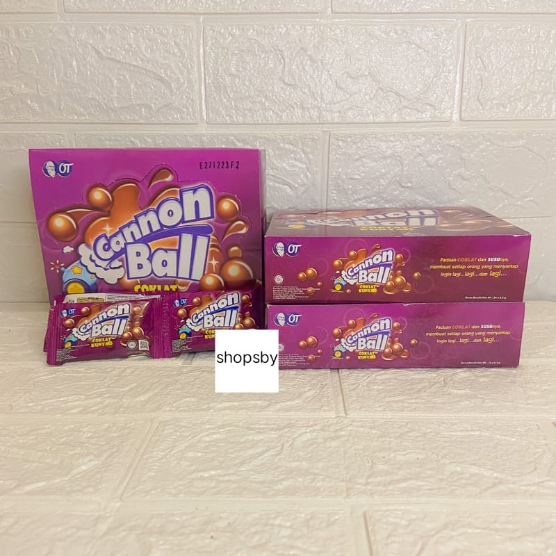 

CANNON BALL COKLAT TERMURAH (1box/24pcs)