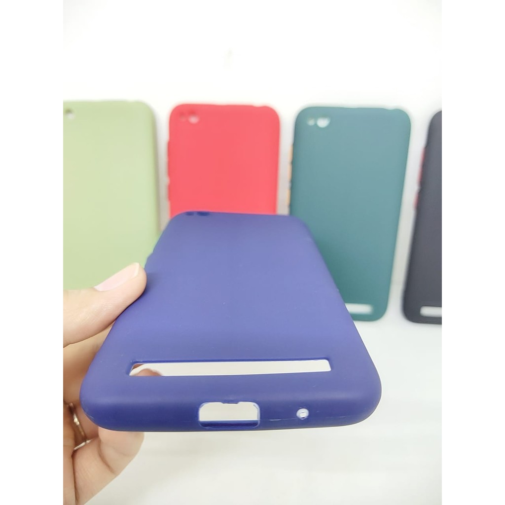 SMPC TPU Candy Xiaomi Redmi 5A 5.0 inch SoftCase Macaron Protection Camera Tombol Warna