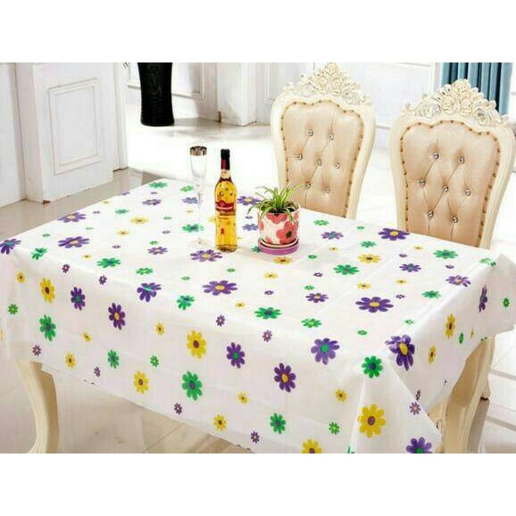 IKILOSHOP Taplak Alas Meja Anti Air 130x180 Waterproof PEVA Table Cloth