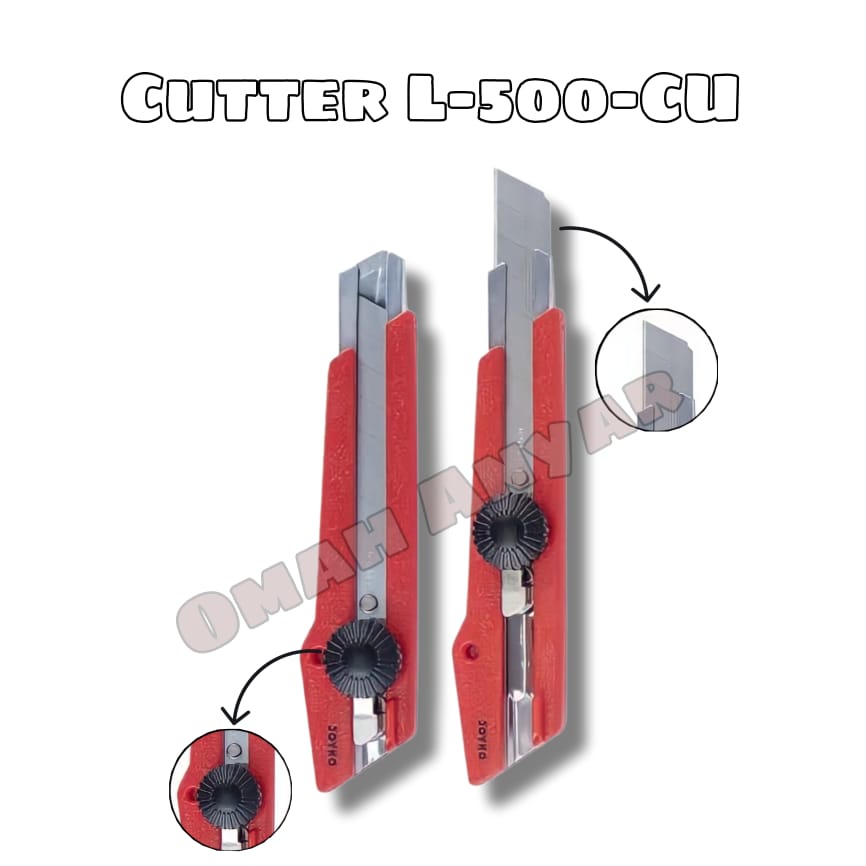 Cutter Besar Joyko L500 Silet Refill Isi Blade L150 Pemotong HPL