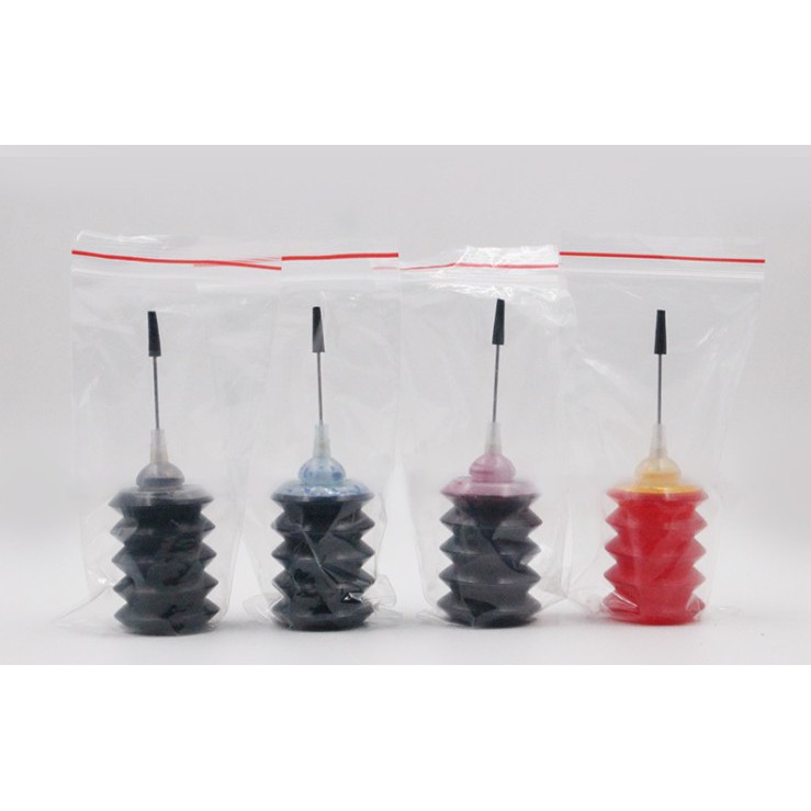 Tinta refill universal HP Canon dan Epson dye based dengan syringe kompatibel CISS 30ml