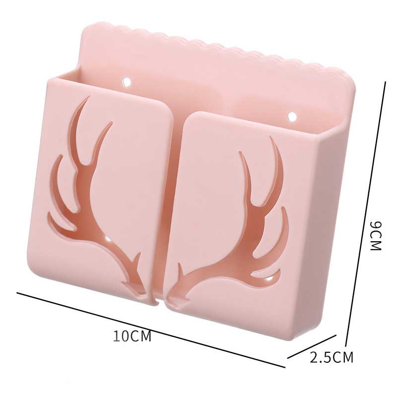 Antler Pattern Mobile Phone Charging Stand Rack / Multifunction Remote Control Box