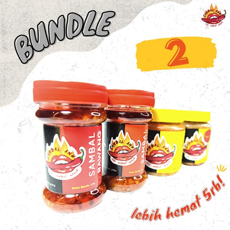 

Sambel ANU - Bundle 2 Varian sambel ANU