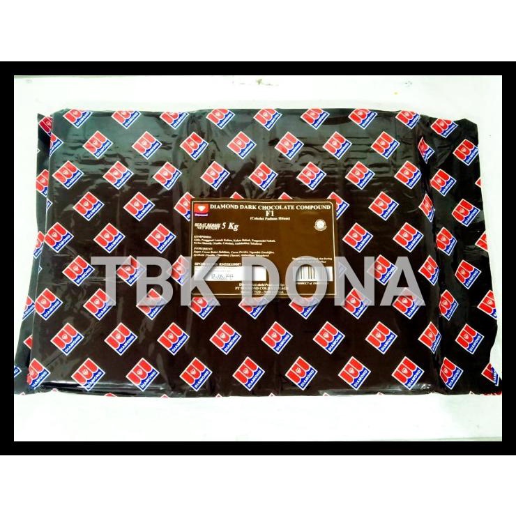 

TERBARUU!! DIAMOND DARK CHOCOCLATE COMPOUND 5 KG / COKELAT DIAMOND 5 KG MURAH COD