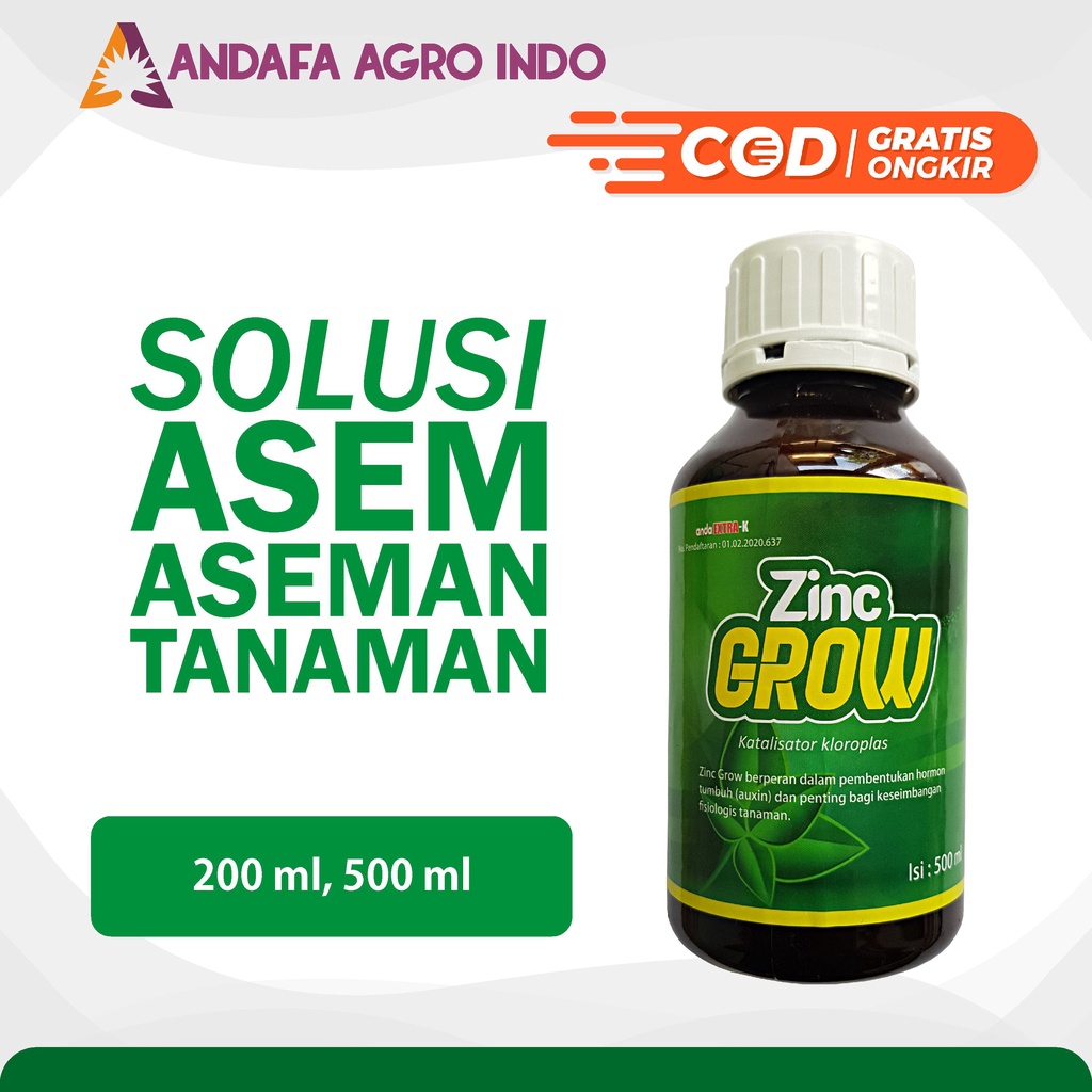 Obat Padi Zinc Grow Cair Obat Hama Padi Obat Pertanian Padi Mutiara Zink Obat Daun Padi Mutiara zink