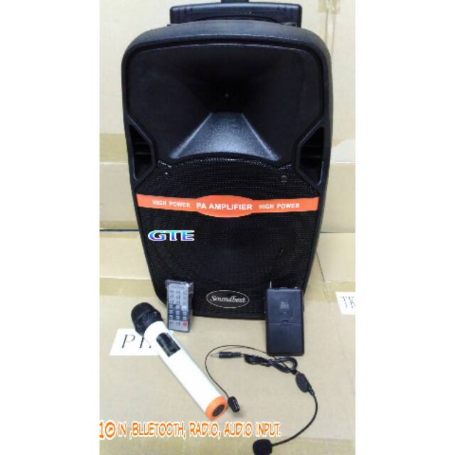 SPEAKER AKTIF 10 INCH PORTABLE SOUNDBEST LK 2010