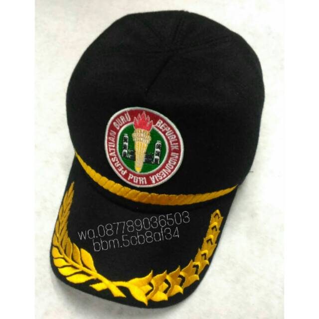TOPI PGRI BAHAN LAKEN
