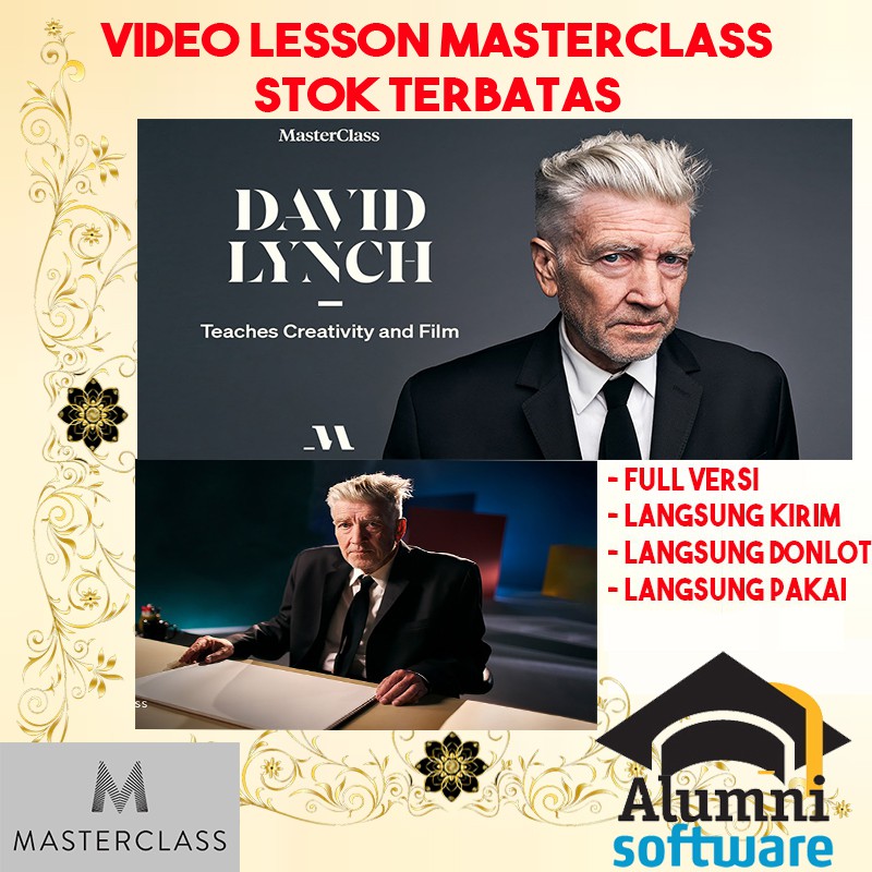 MasterClass David Lynch - Creativity and Film VIDEO LIMITED EDITION