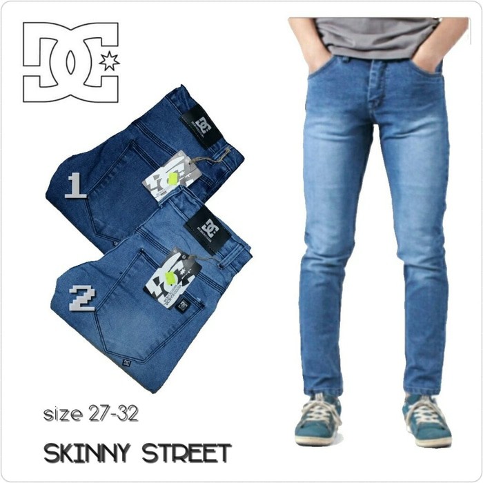  Celana  Jeans  Pensil Pria DC Ukuran  27  32 Shopee Indonesia