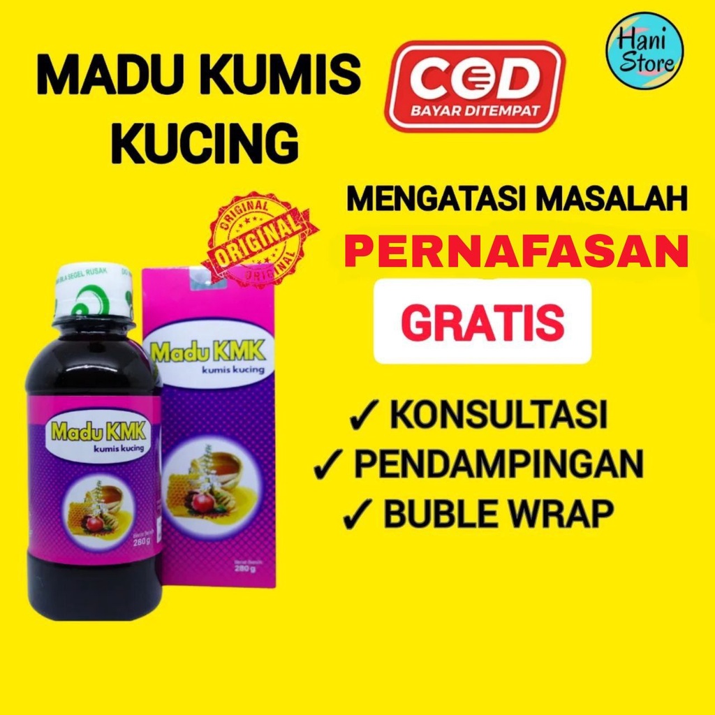 Madu KMK Kumis Kucing Obat Herbal Infeksi Kandung Kemih Batu Ginjal Gagal Ginjal Kencing Bernanah Be