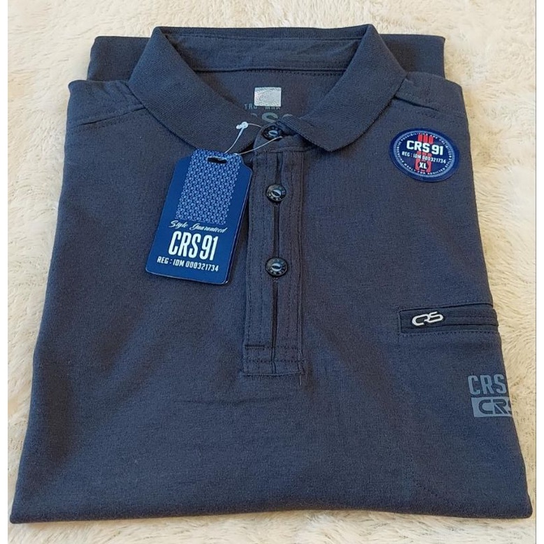BAJU KAOS KERA CRS 91 POLOS#KAOS DISTRO#KAOS  ORIGINAL#KAOS PRIA SIZE L-Xl-XXL
