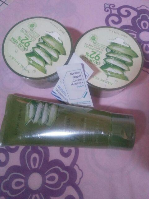 Nature Republic Aloe Vera 92% Soothing Gel | Shopee Indonesia