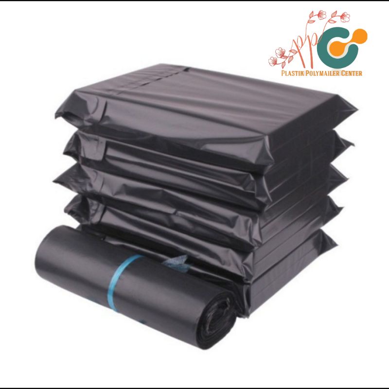 

Amlop Plastik Packing Polymailer 45x60CM Hitam Matte isi 100 Pcs Polymer Baju Olshop Polimer