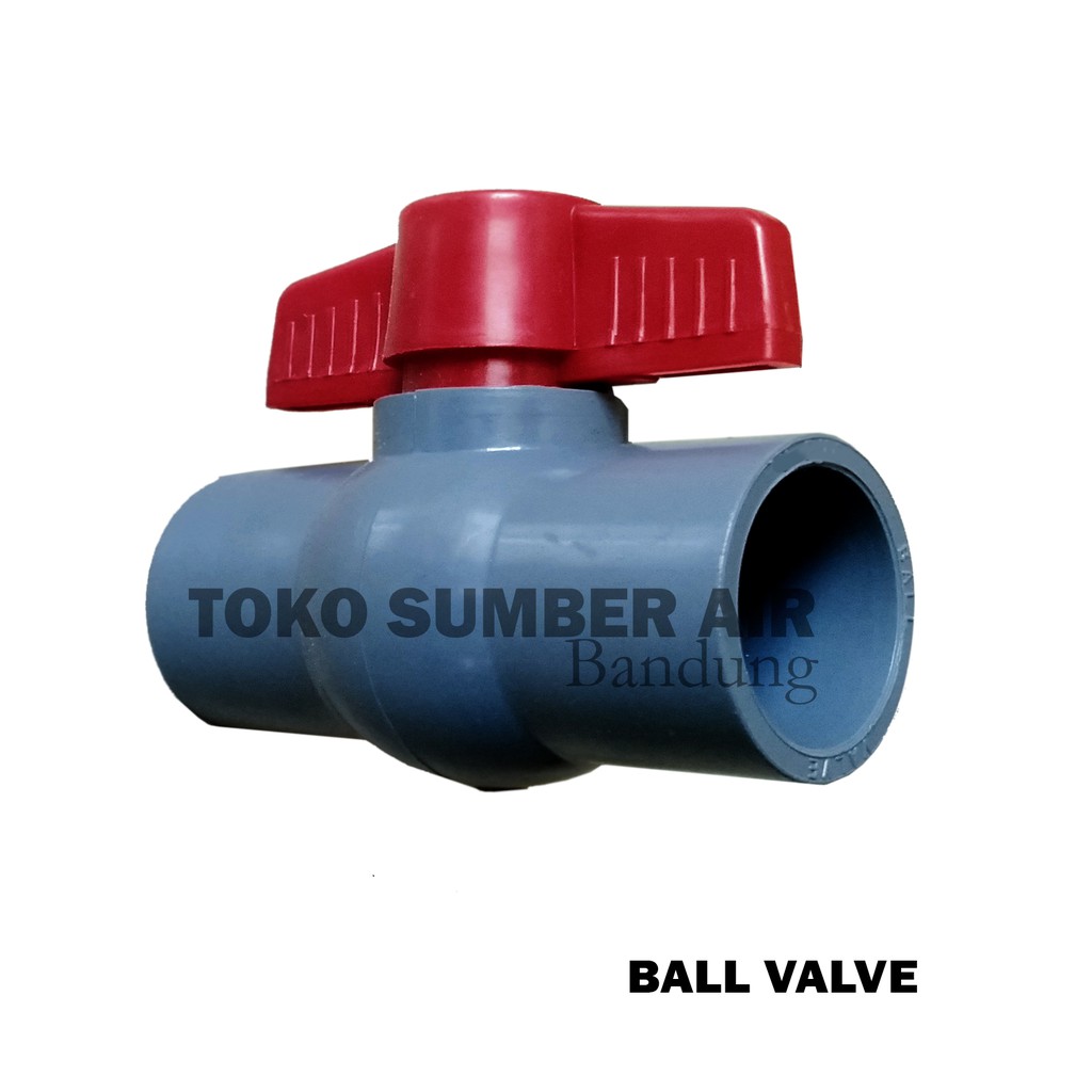 BALL VALVE PVC RIGID (BVOP) 1"  Bahan: PVC Ukuran 1"