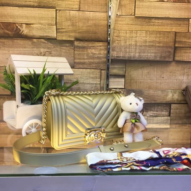 PROMO TAS WANITA FASHION CHANEL BOY CHEVRON