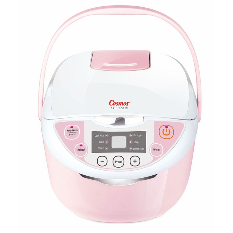 Cosmos CRJ3201D Digital Rice Cooker 1.8 Liter 6in1 Nonstick