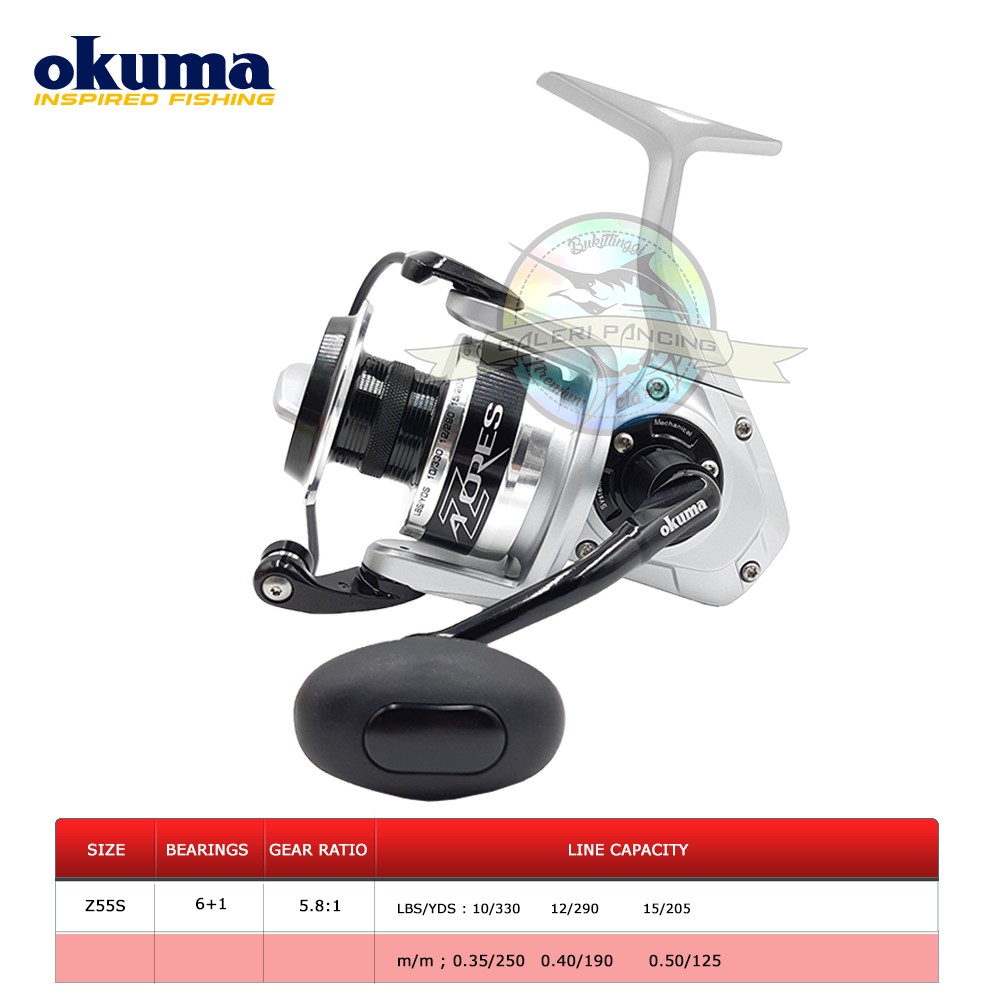 Reel Pancing Okuma Azores Z-55S