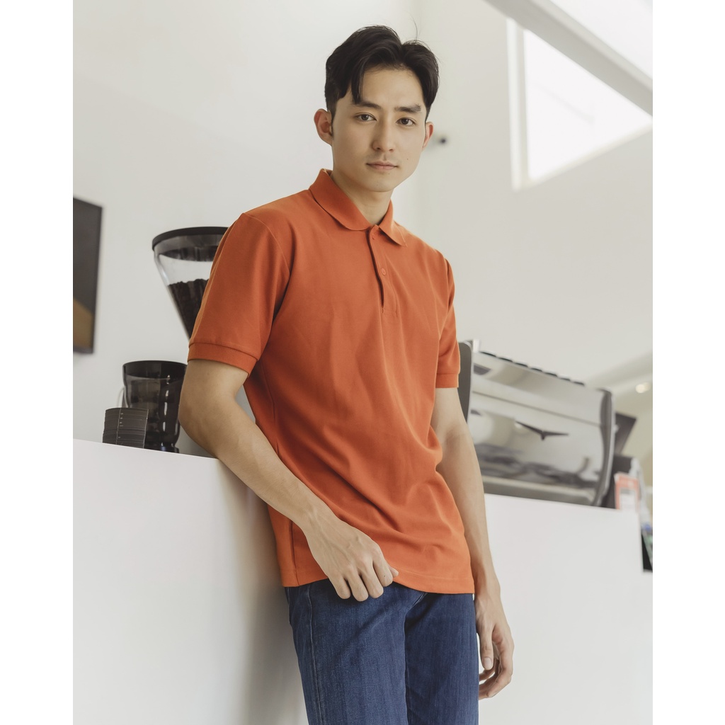 AKITA POLO SHIRT - Kaos Polo Pria in Orange Bata