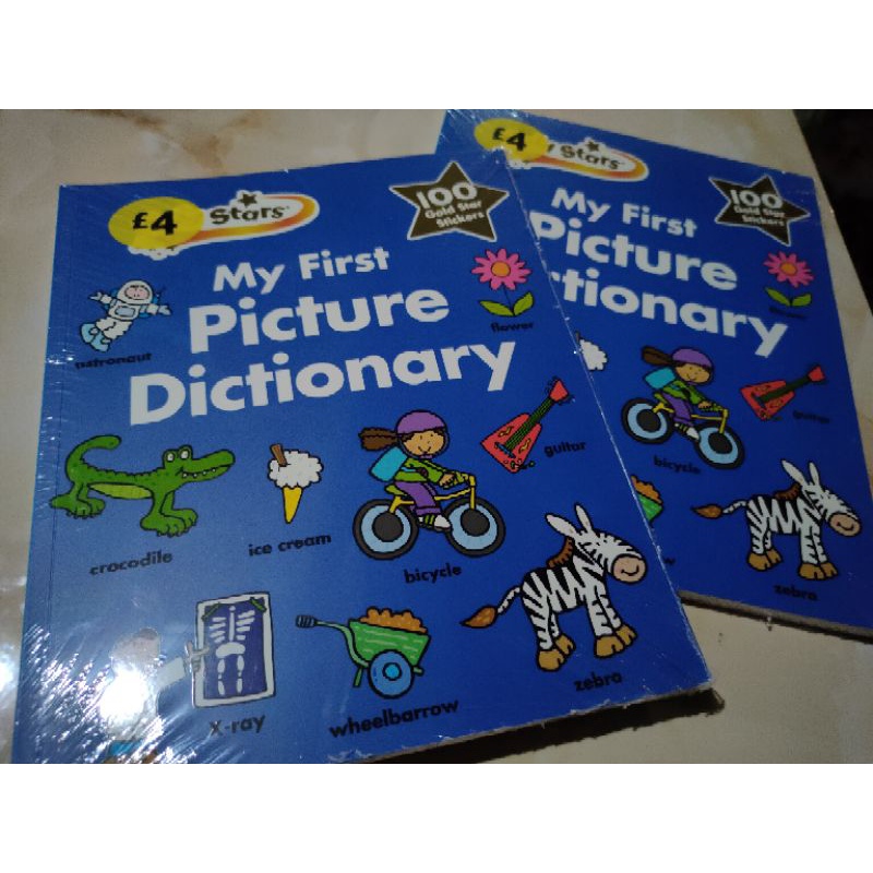 my first picture dictionary - gold star