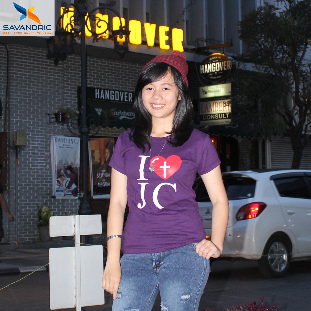 Kaos Rohani I Love JC (Jesus Christ)