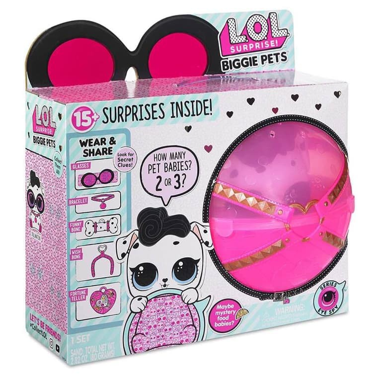 lol surprise biggie pets video