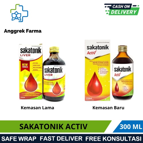 SAKATONIK LIVER SYRUP 330 ML/ VITAMIN PENAMBAH DARAH