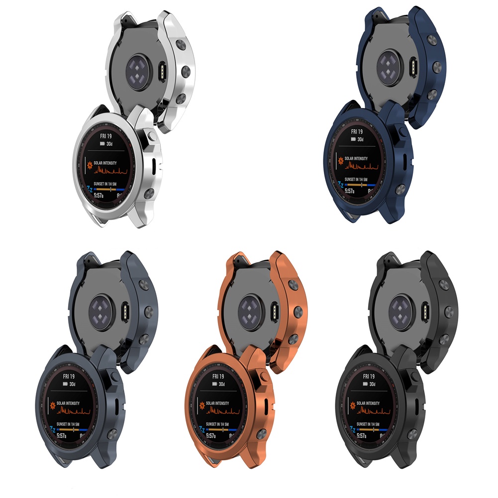 Casing Pelindung Bahan TPU Untuk Garmin Fenix 7 7X 7X Sapphire Solar