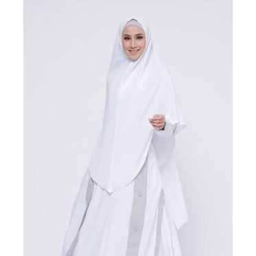 khimar hira putih by soleil indonesia