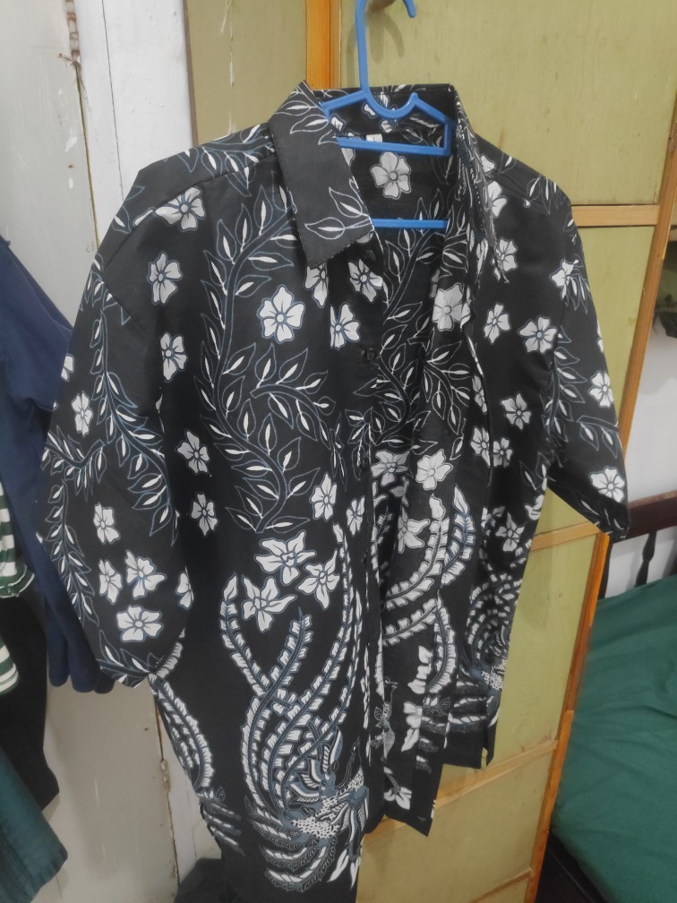Size M. L. Xl. 2l.3l.4l  .. Bswart Batik Hrb026 Kenongo Hem Pendek Padi Pekalongan M