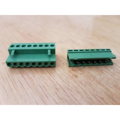 konektor green HT3.96mm 8p lurus terminal block connector pair 3.96mm pitch 3.96 mm blok 8 pin HT396