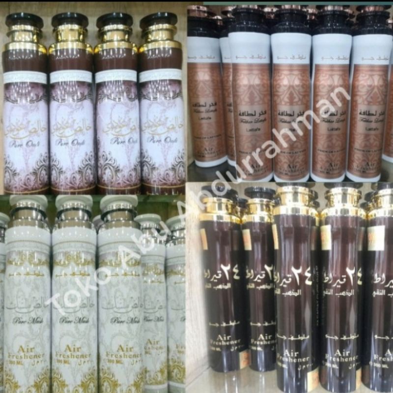 Pengharum mobil/masjid Air Freshener 26 Varian 300ml Ori By LATTAFA