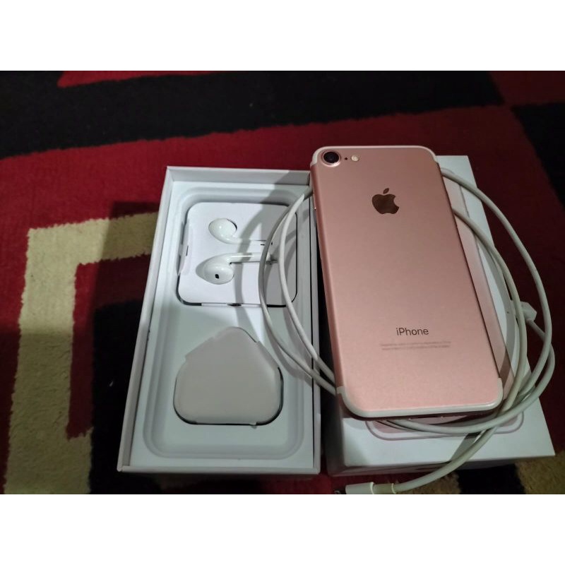 iphone 7 internal 128 gb full set. no minus. iphone 7 128 gb full set tanpa ada kendala nominus-1