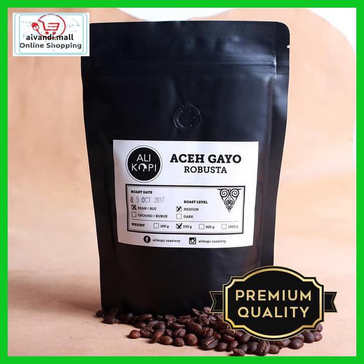 

57Ryr66- Ali Kopi Kopi Aceh Gayo Robusta 250G - Medium Roast T7Tfhty-