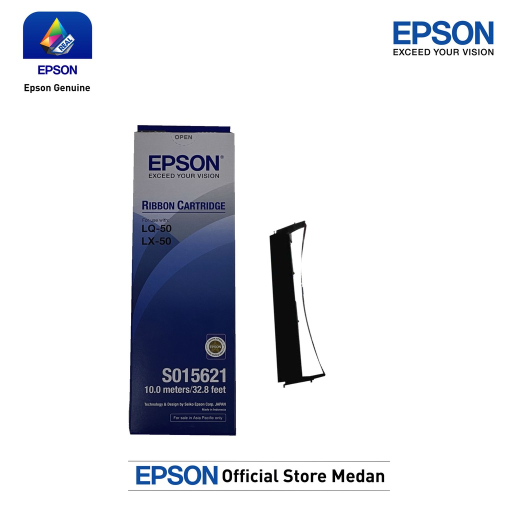 Ribbon Catridge EPSON LX50 LX-50 LQ50 LQ-50 S015621 Original
