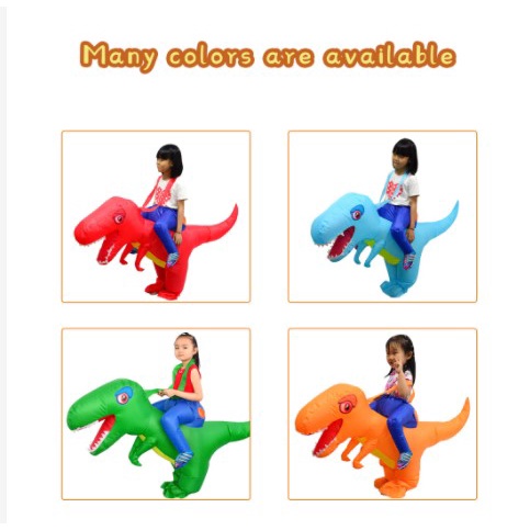 KOSTUM DINO / Kostum Dinosaurus Anak / Dinosaurus Tiup / Kostum Dinosaurus Tiup / Pakaian Dinosaurus / Kostum Pesta Meriah / Kostum Bermain Peran / Kostum Bermain Anak / Hadiah Ulang Tahun / Hadiah Anak / Kostum Kegiatan Sekolah Anak-anak