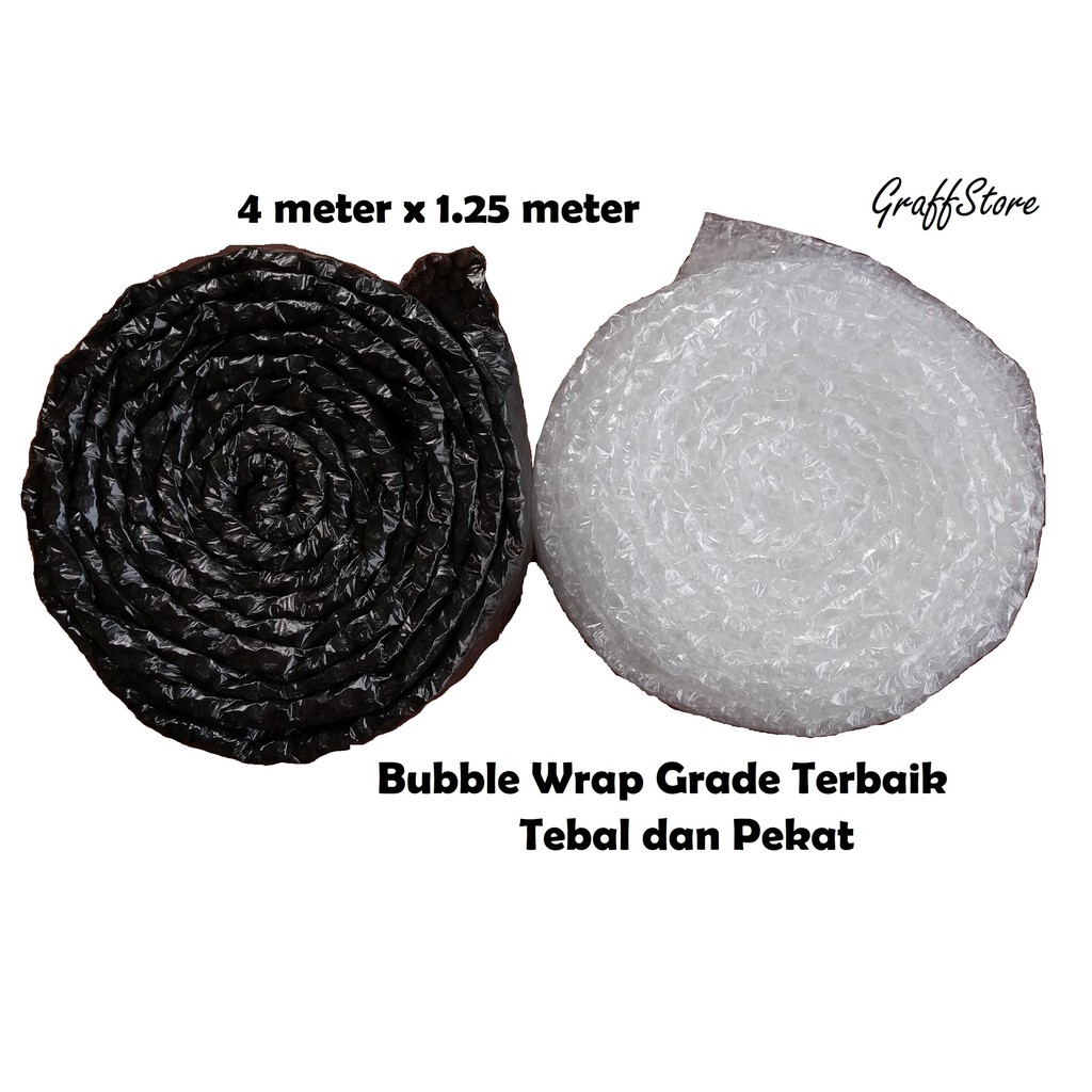 

Bubble Wrap 4m x 1.25 m = 5 meter persegi, JnT max 3 roll 1x check out roll plastik Biru