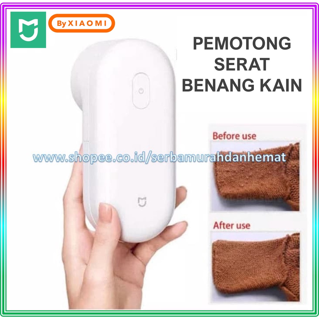 Alat Pemotong Bulu Serat Kain MIJIA Lint Remover Hair Ball Fuzz Trimmer USB Rechargeable