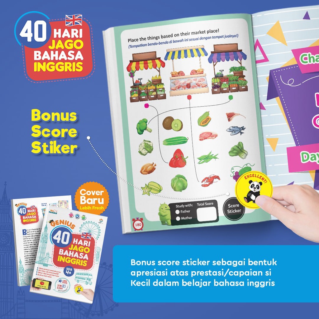 Genius 40 Hari Jago Bahasa Inggris Edisi Baru (Ziyad books)