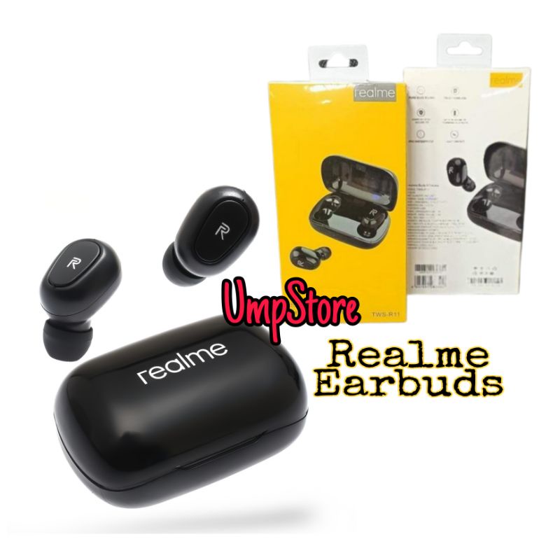 HEADSET BLUETOOTH REALME EARBUDS WIRELESS AIRDOTS TWS