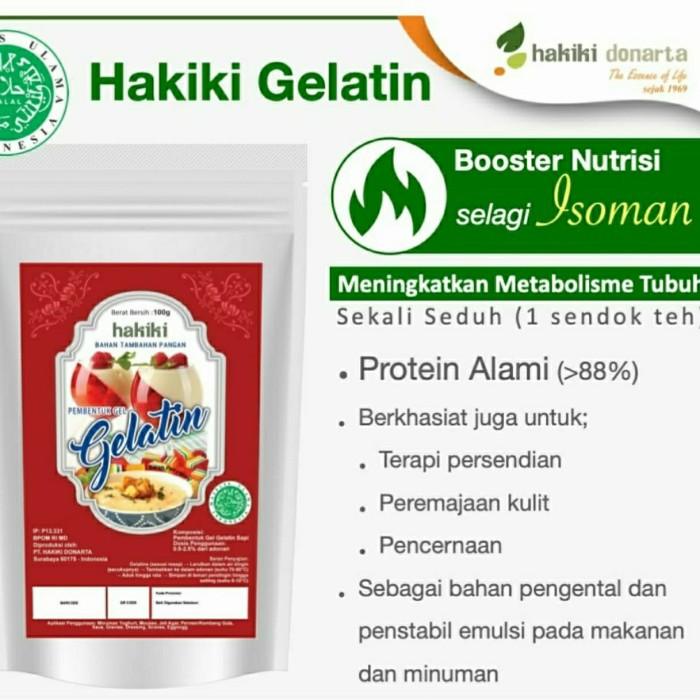 

Hakiki Gelatin Bubuk / Gelatine Powder 100gr Halal READY Berkualitas