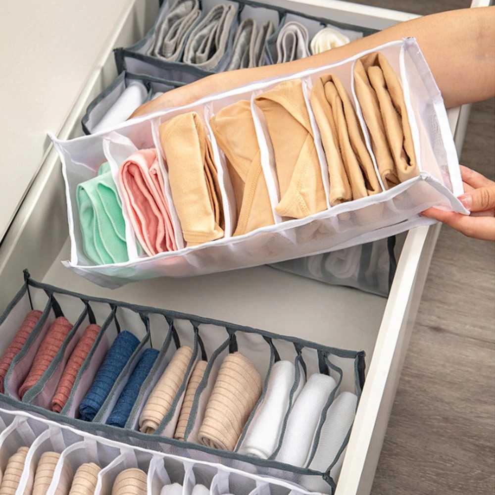 Junejour Kotak Sekat Pakaian Closet Organizer Storage Box