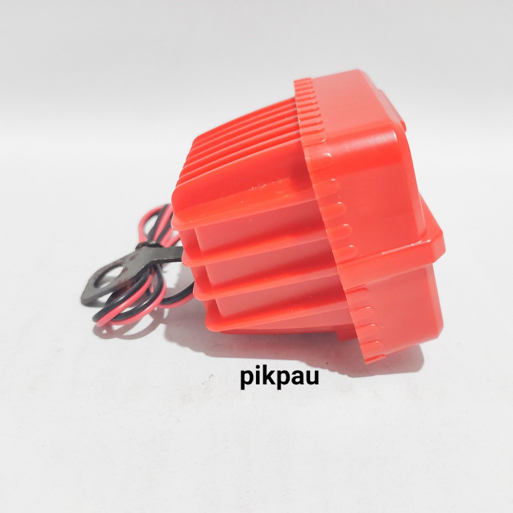 Lampu Tembak Mini Bracket Spion Cahaya Putih 4 Mata Kotak Breket Kotak 3 Mode Body Merah G1 BS