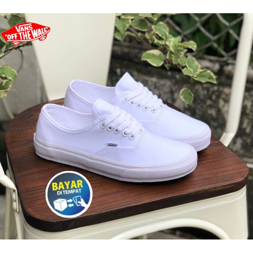 Sepatu Vans Authentic classics Bw Black white Premium - VANS ERA AUTHENTIC