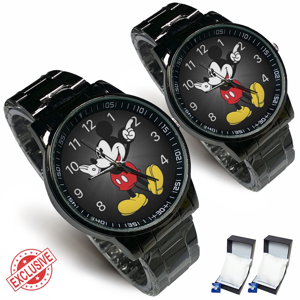 Jam Tangan Rantai Couple MICKY MOUSE