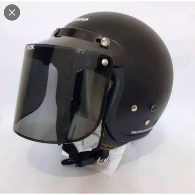 helm cargloss hitam doff