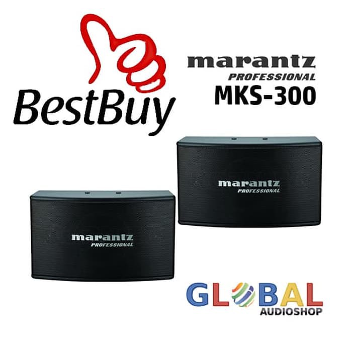 MARANTZ MKS-300 ( MKS300 ) Karaoke Professional Speaker - Hitam