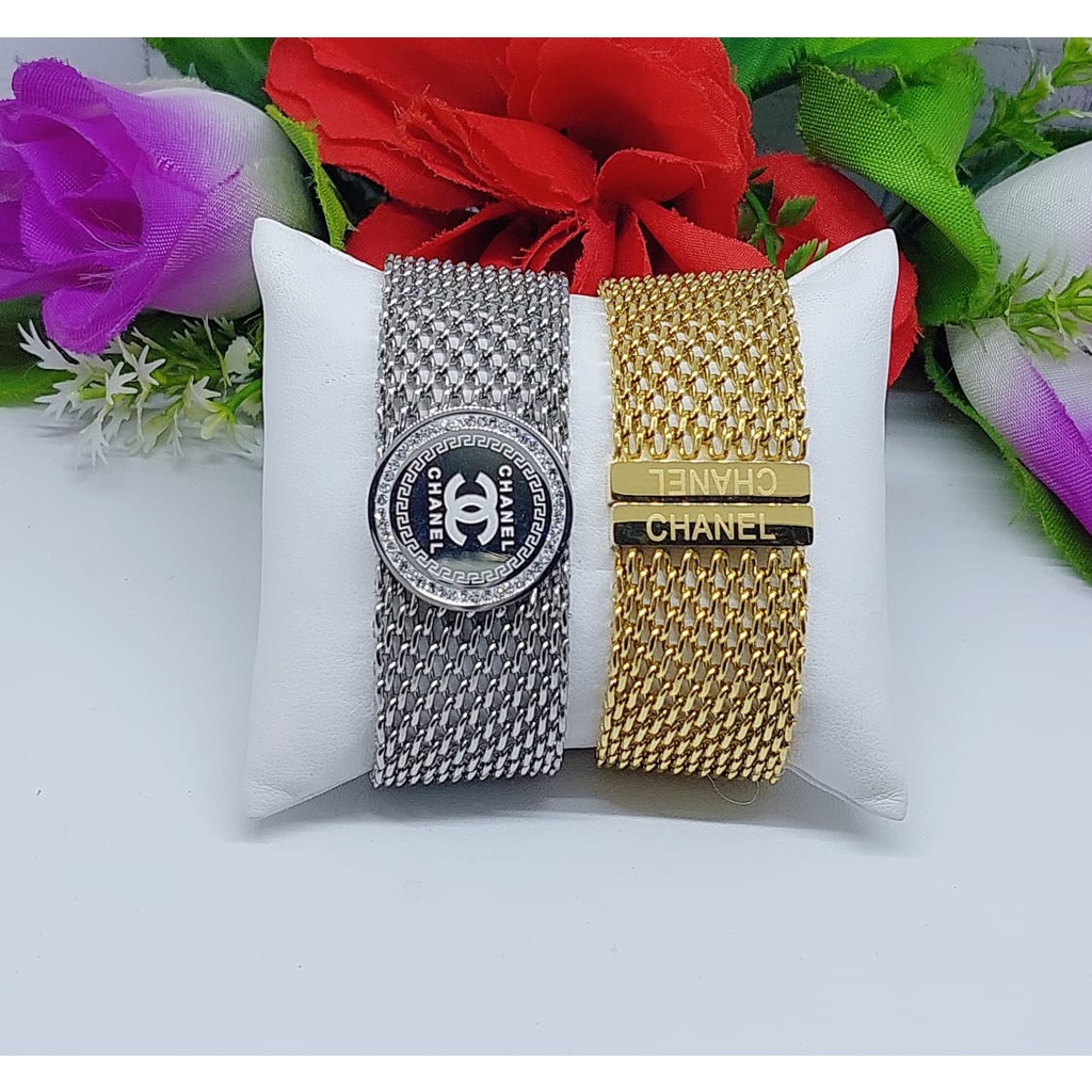 Gelang titanium permata perhiasan wanita jewelry 0093-0094